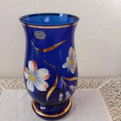 『新品未使用』CZECH RREPUBLIC 製 ボヘミアングラス花瓶