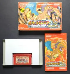 【箱・説明書付き】ポケットモンスター　ファイアレッド②　動作確認済み