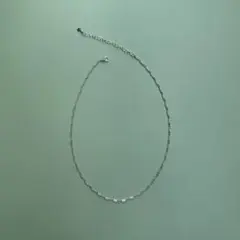 アジサイ　シルバーネックレスのサムネイル