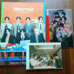 【特典セット】ENHYPEN 会報誌　ポストカードフォルダー　レターセット
