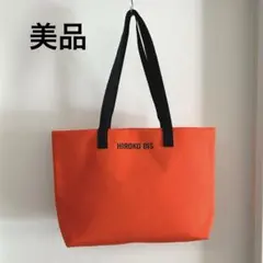 美品　HIROKO BIS ノベルティトートバッグ　オレンジのサムネイル