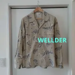 WELLDER ペイズリー柄 長袖シャツ ベージュ サイズ4のサムネイル