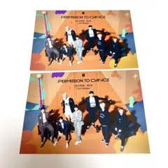 BTS PERMISSION TO DANCE ON STAGE ポストカード