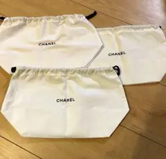 CHANEL シャネルノベルティ巾着 3枚セット