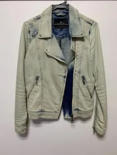 最終SALE☆デニムジャケット ライダース　マーガレットハウエル