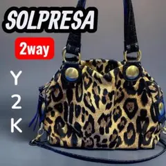 Y2K SOLPRESA ソルプレーサ　レオパード2way バッグのサムネイル