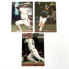 カルビープロ野球チップスカード 森友哉 3枚セット