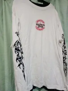 ANGEL DESIRE 長袖Tシャツ L サイズ　 ホワイト トライバル