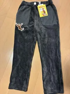 【新品】petit mainおさるのジョージ カットコール素材パンツ110センチ