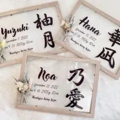 命名書　ニューボーンフォト　ハーフバースデー　出産祝い　誕生日