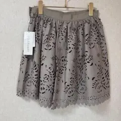 JILL STUART グレージュ　フレアミニスカート　サイズ4 M L 新品のサムネイル