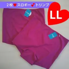 LL♥2枚　スロギー　ナチュラルヒップ　1分丈ショーツ♥トリンプ♥定価3960円