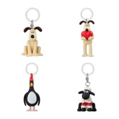 【未開封】ウォレスとグルミット めじるしアクセサリー ショーン 4点セット