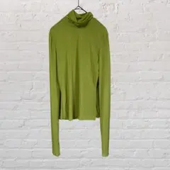 11560 SHEIN シーイン シアーシャツ トップス グリーン S 古着