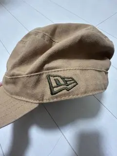 【18日に一旦掲載停止】 NEW ERA ベージュ ワークキャップ 7 3/8