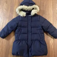 GLOBAL WORK ネイビー ダウンコート 　М(100-110)