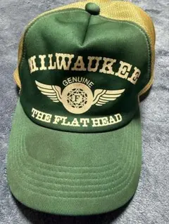 THE FLAT HEAD メッシュキャップ グリーン アメカジ 【希少】 2026年最新】THE FLAT HEAD メンズ キャップの人気アイテム - メルカリ