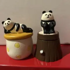 コンコンブル 小物入れ パンダ 2個セット