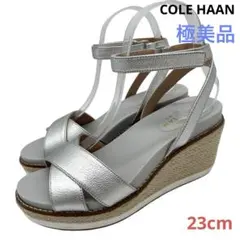〈極美品〉COLE HAAN【23】CLOUD エスパドリーユ ウェッジサンダルのサムネイル