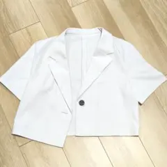 GU　ハーフスリーブクロップドジャケットのサムネイル