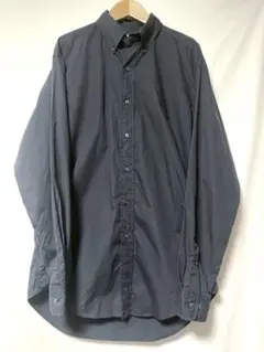 90s ラルフローレン YARMOUTH BDシャツ 黒 ブラック 15 1/2