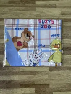 【値下げ中】①SUZY’S ZOO 新品エプロン　ブルー ②新品ミッフィー靴下のサムネイル