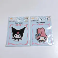 サンリオ　ワッペン　シール　クロミ　マイメロディー　ダイソー