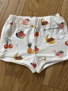 【新品タグ付き】ジェラートピケ　フルーツ柄 ハーフパンツのサムネイル