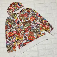 不二家 ペコちゃん 総柄 パーカー フーディー