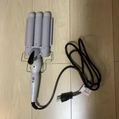 3連ウェーブアイロン 3coinsアイロン　説明書付き