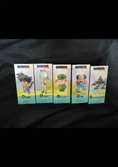 ドラゴンボール　フィギュア　ワーコレ　少年期編　村長　ラーメンロボ　悟空　ブルマ ドラゴンボール フィギュア ワーコレ 少年期編 村長 ラーメンロボ 悟空