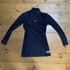 Mizuno ブラック タートルネック アンダーシャツ S