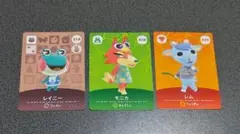 どうぶつの森　amiiboカード　レイニー　モニカ　レム