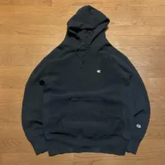 00s 復刻青単 Champion リバースウィーブパーカー XL ブラック