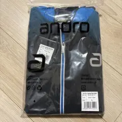 【新品】andro サリヴァントラックスーツジャケット ブラック/ブルー Ｌ