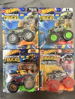 ホットウィール モンスタートラック 4台セット 未開封品のサムネイル