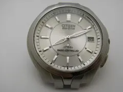 外観美品 アテッサ シチズン H410-T007627 チタン ソーラー電波