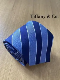 Tiffany ティファニー　ストライプネクタイ　レジメンタル シルク100%