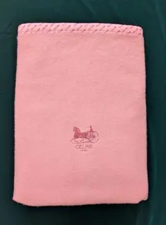 CELINE セリーヌ ブランケット 毛布 ローズカラー　140×200cm
