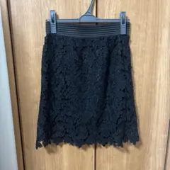 ROPÉ PICNIC 黒 レース タイトスカート 38
