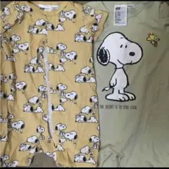 H&M（エイチ・アンド・エム）スヌーピーロンパース