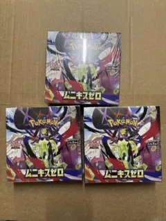 【新品未開封シュリンク付き】ポケモンカード ムニキスゼロ 3BOX