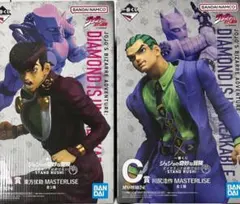 ジョジョ一番くじ A賞 東方仗助 フィギュア＆C賞川尻浩作 フィギュア