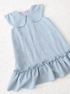 フリル付きノースリーブワンピース bebe