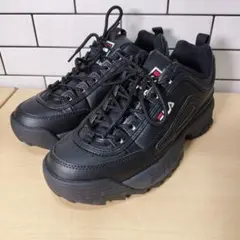 美品！FILA DISRUPTOR Ⅱ 厚底スニーカー 25.5cm