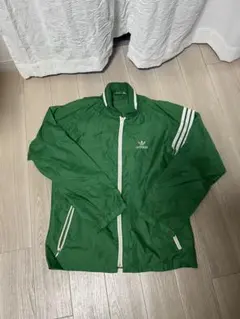 80s adidas DESCENTE archive ナイロンジャケット 緑.
