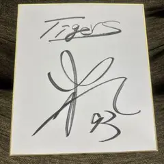 岩田将貴選手　サイン色紙