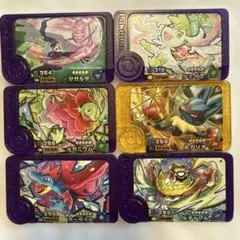 ポケモンフレンダ　スーパートレジャー　ピック６枚セット　ジガルデ　ルカリオ