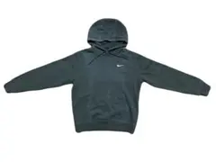 NIKE ナイキ フーディ パーカー ブラック 黒 刺繍 スウォッシュ 90s