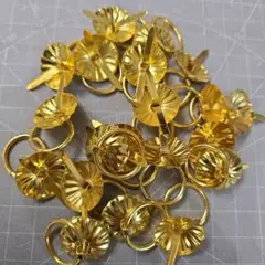 割足付引き手 / リングプル 20個　カルトナージュ　木工DIY